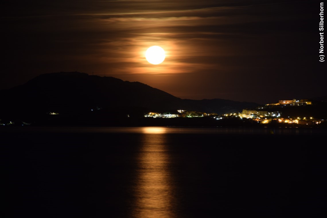 Mondaufgang, Argelès-sur-Mer, am 25.06.2021 um 22:58:56 
, © Norbert Silberhorn